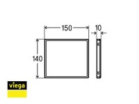 MEDIDAS PLACA PROTECTORA VISIGN FOR PUBLIC VIEGA 